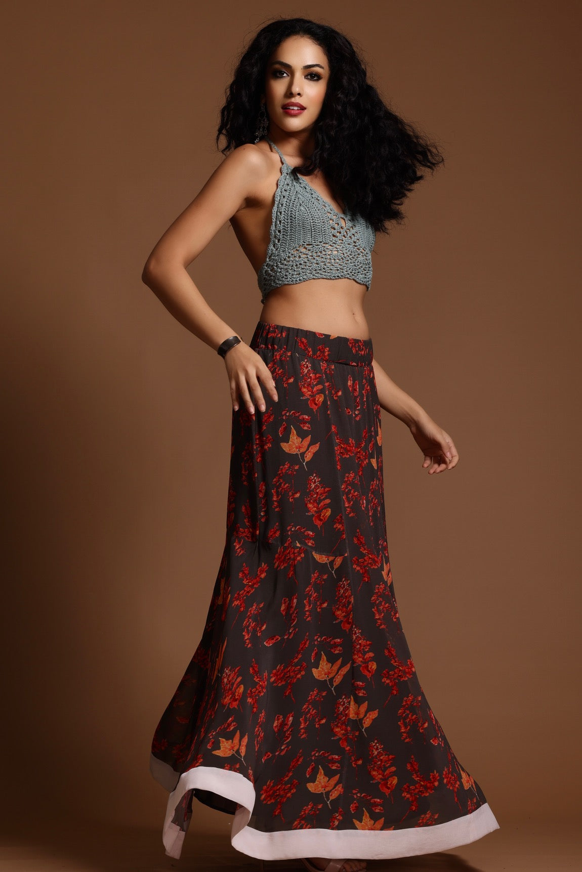 Avni Maxi Skirt - Slate