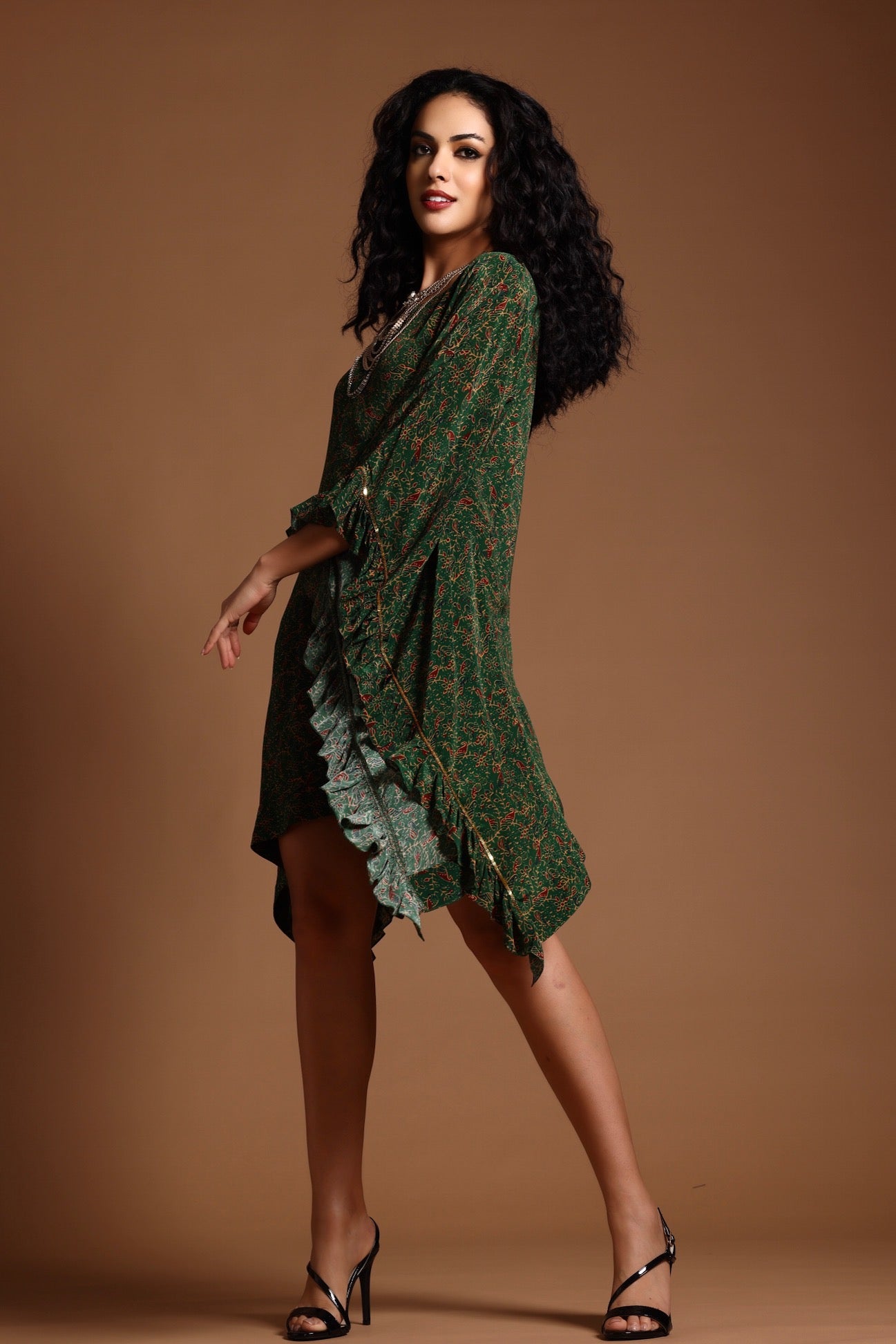 The Sita Kaftan Dress - Green