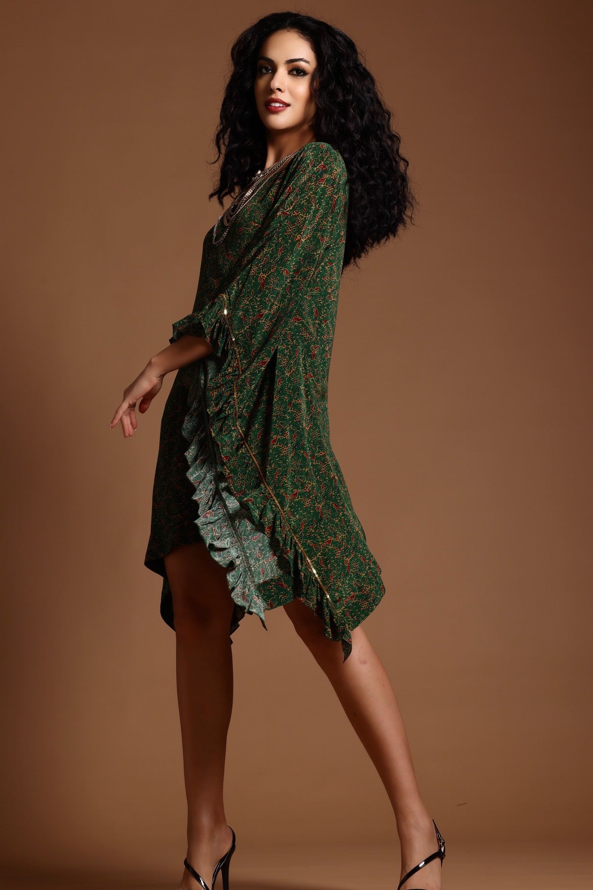 The Sita Kaftan Dress - Green