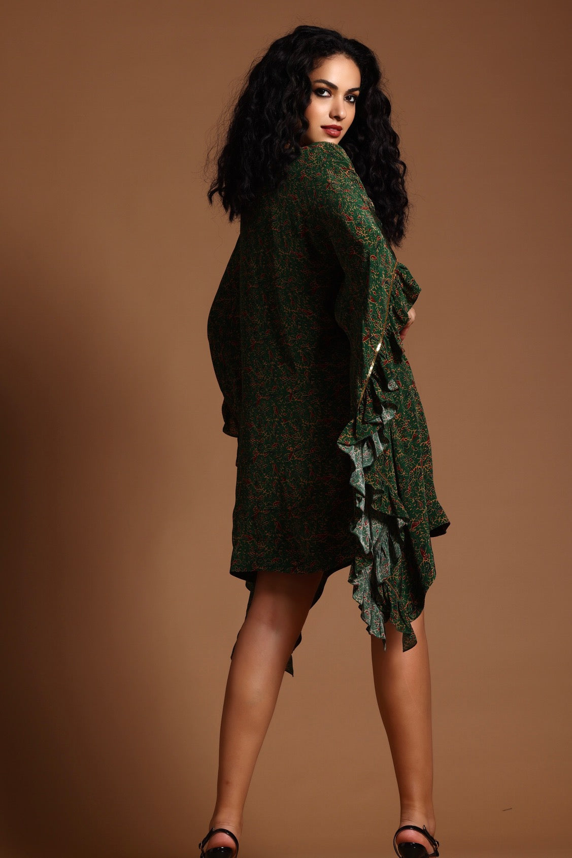 The Sita Kaftan Dress - Green