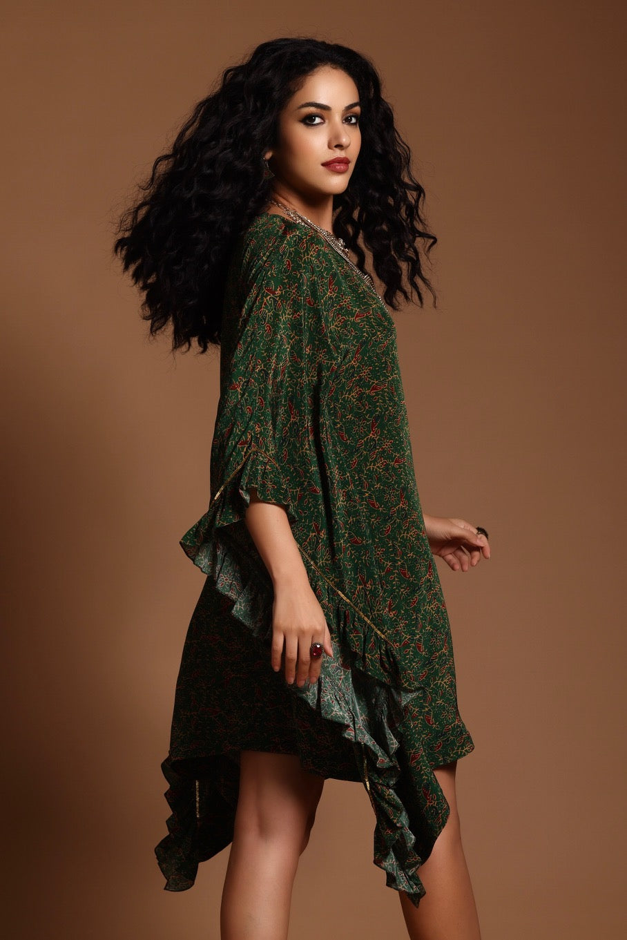 The Sita Kaftan Dress - Green